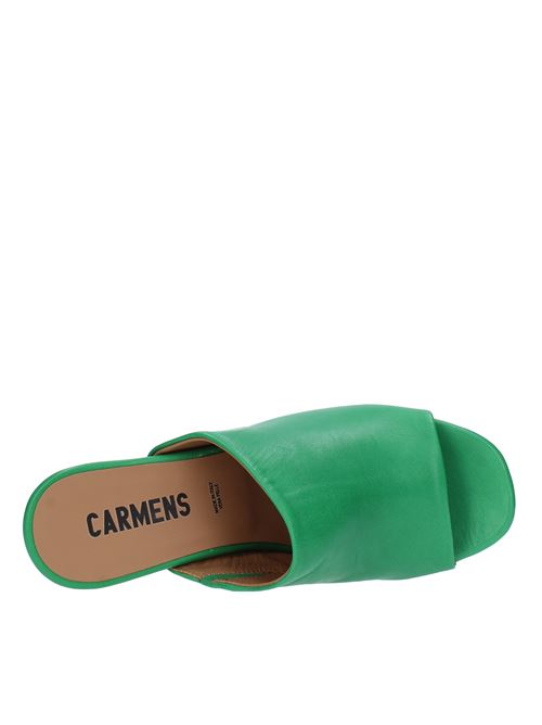 Leather mules CARMENS | 51297 NATUREVERDE